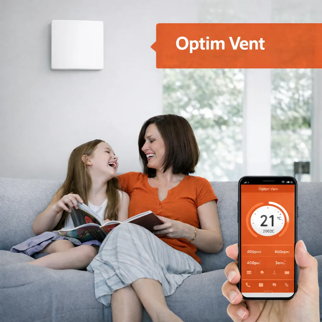 Optim Vent wall-mounted heat recovery ventilation unit