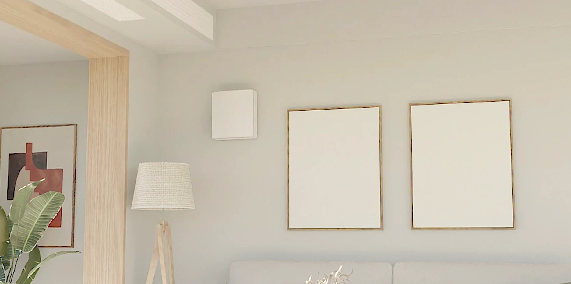 Optim Vent unit installed on a wall